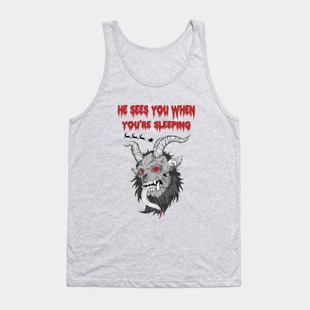 Christmas Krampus Tank Top by CreatingChaos